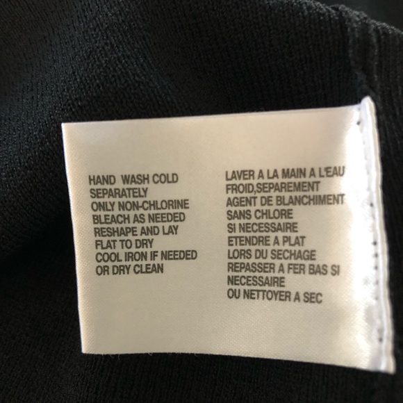 Poodle Top Black Sz S-M - Picture 4 of 6